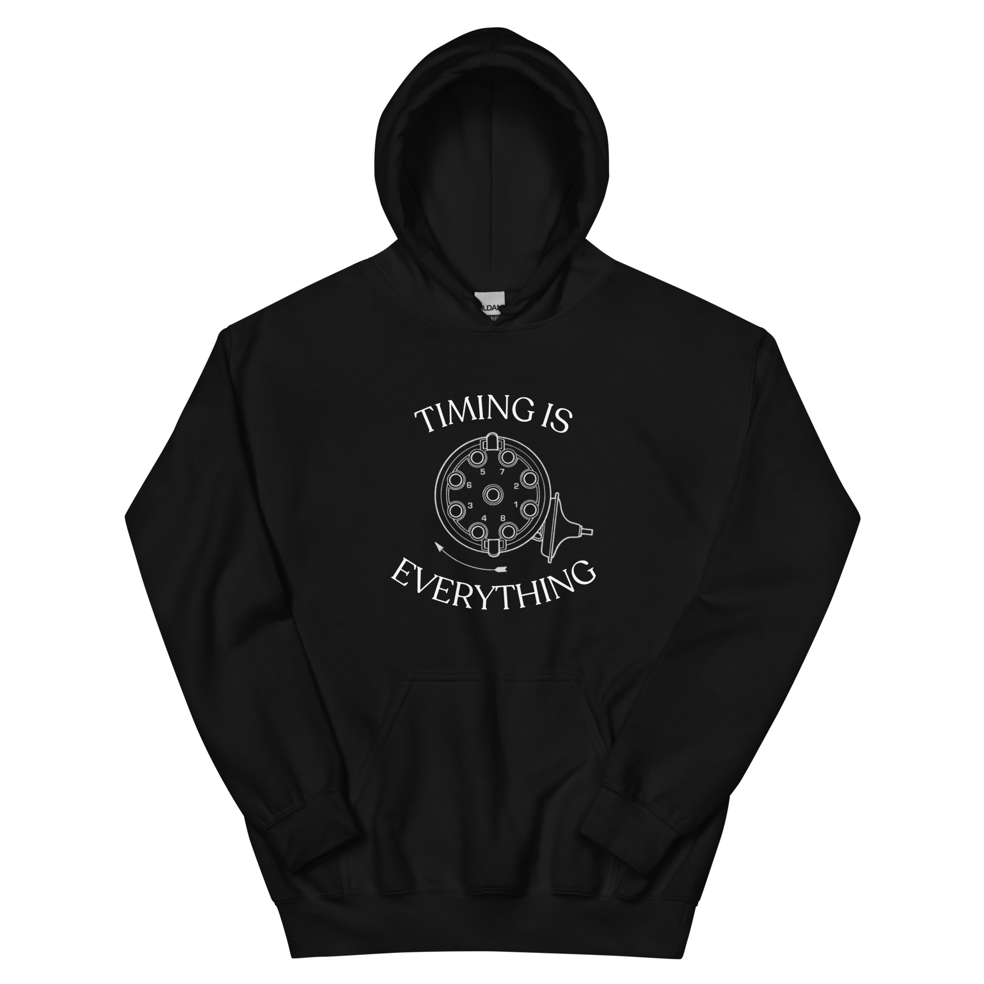 Timing is Everything Hoodie (White Logo) - Image 2