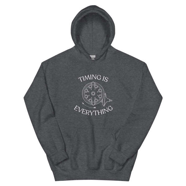Timing is Everything Hoodie (White Logo)