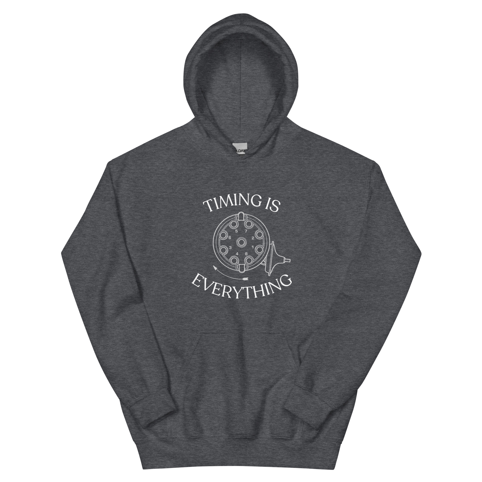 Timing is Everything Hoodie (White Logo)
