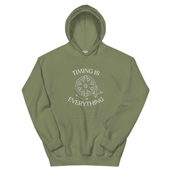 Timing is Everything Hoodie (White Logo) - Image 8