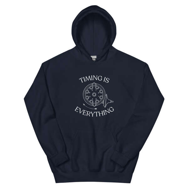 Timing is Everything Hoodie (White Logo) - Image 3