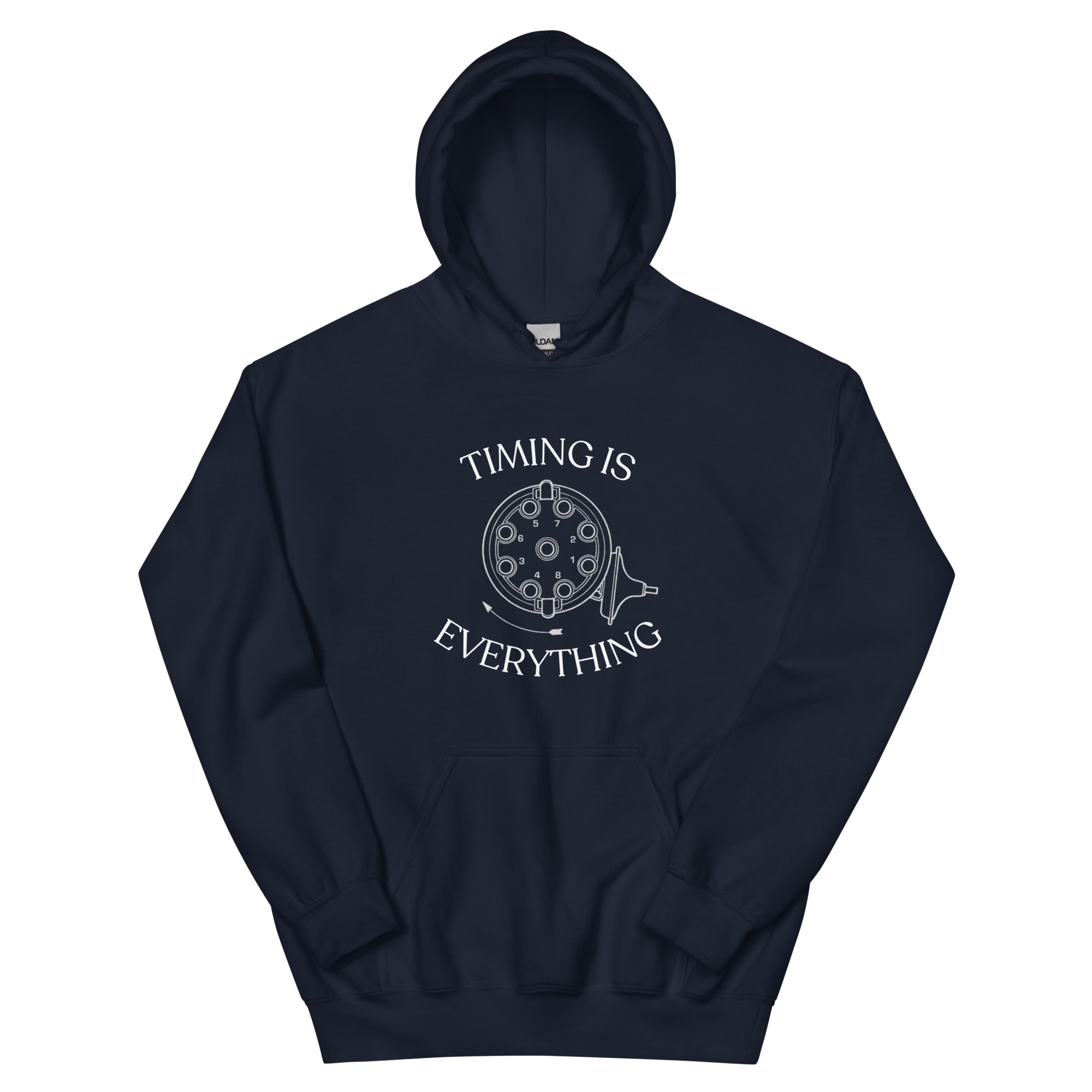Timing is Everything Hoodie (White Logo) - Image 3