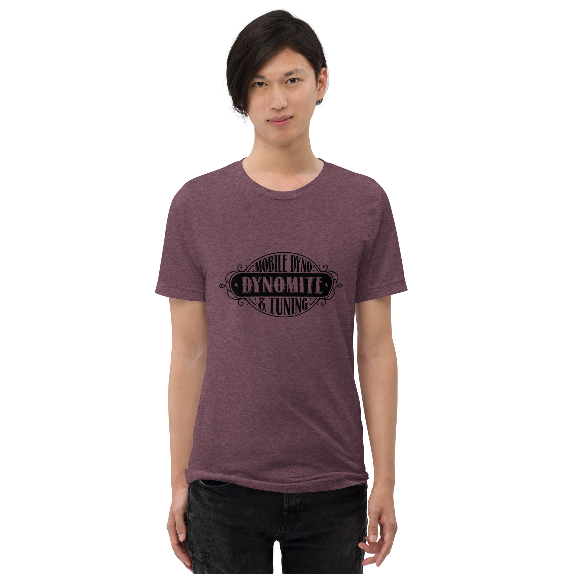 Vintage Dynomite Express Tri Blend T-Shirt (Black Logo) - Image 3