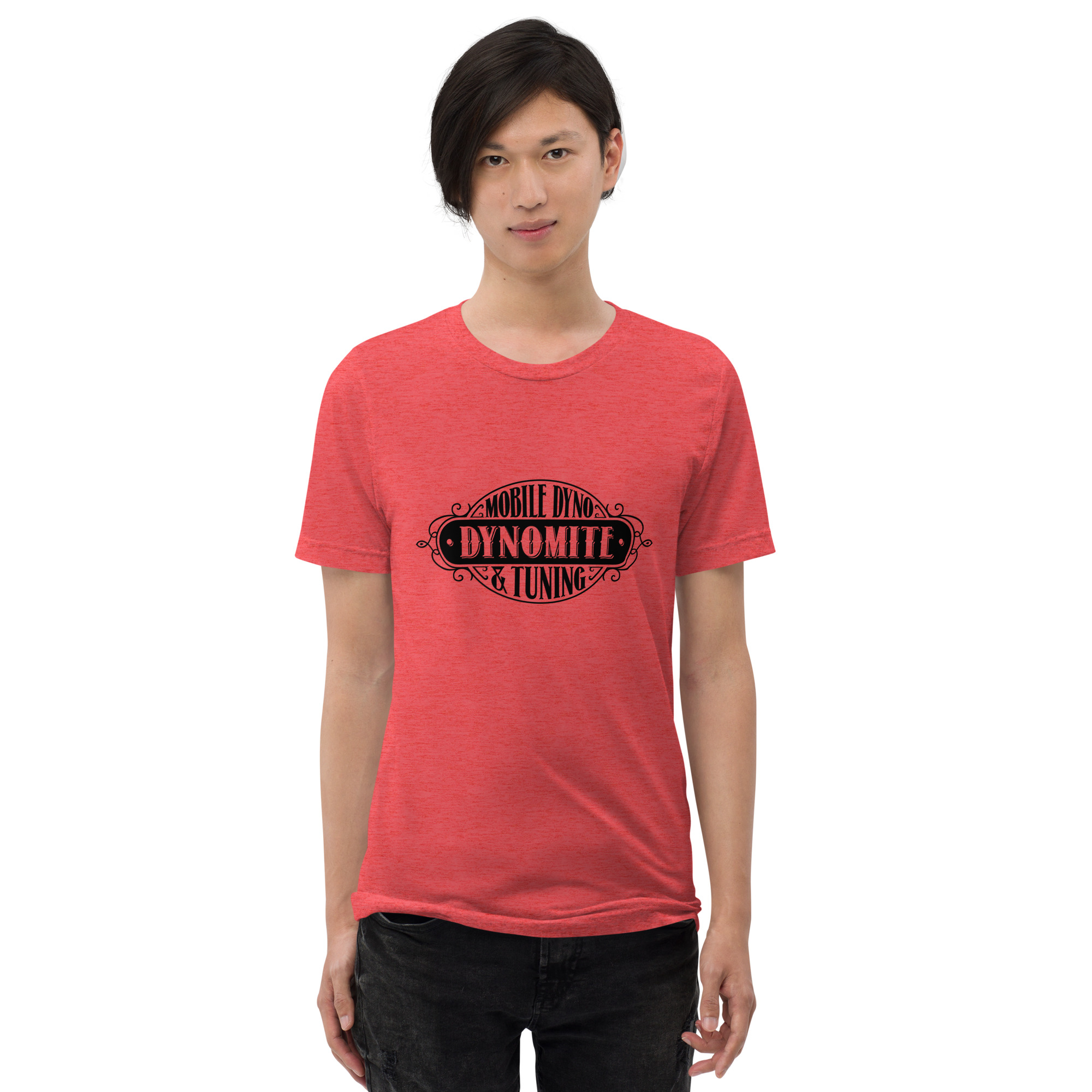Vintage Dynomite Express Tri Blend T-Shirt (Black Logo) - Image 4