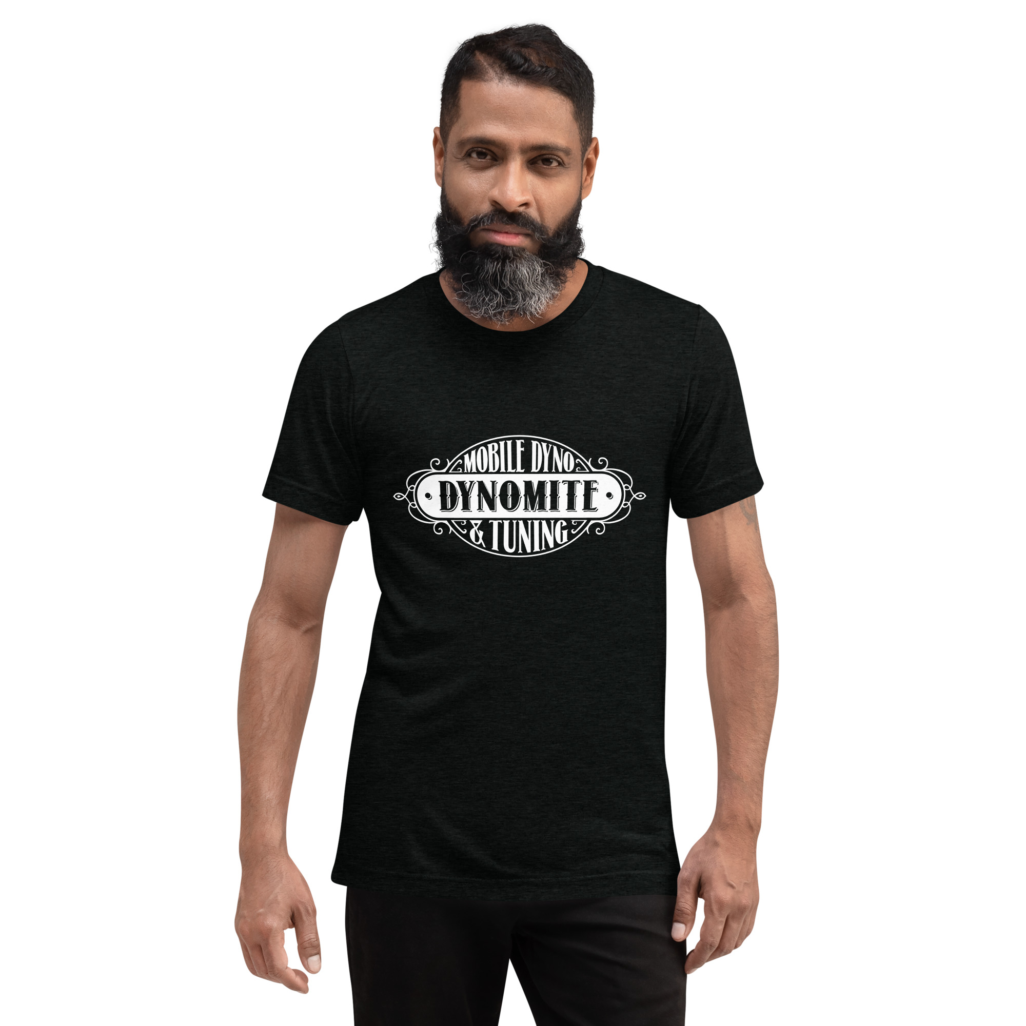 Vintage Dynomite Express Tri Blend T-Shirt (White Logo)