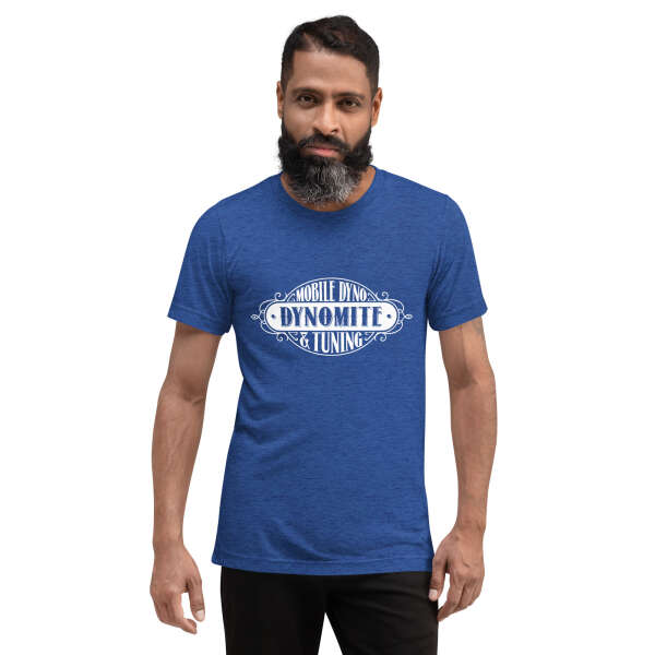 Vintage Dynomite Express Tri Blend T-Shirt (White Logo) - Image 4