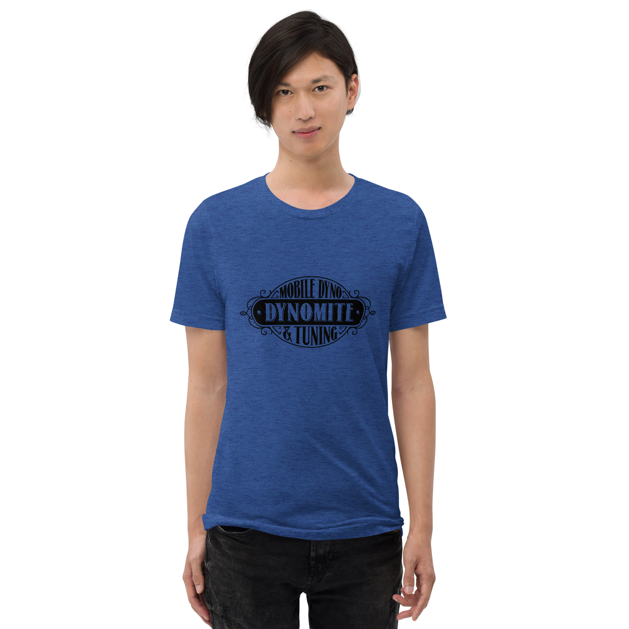 Vintage Dynomite Express Tri Blend T-Shirt (Black Logo)