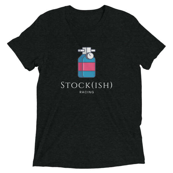 Stock(ish) Racing Tri-Blend T-Shirt (Dark) - Image 2