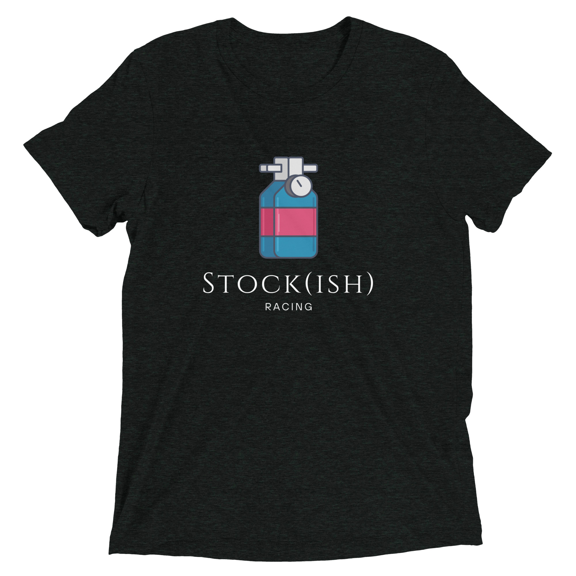 Stock(ish) Racing Tri-Blend T-Shirt (Dark) - Image 2