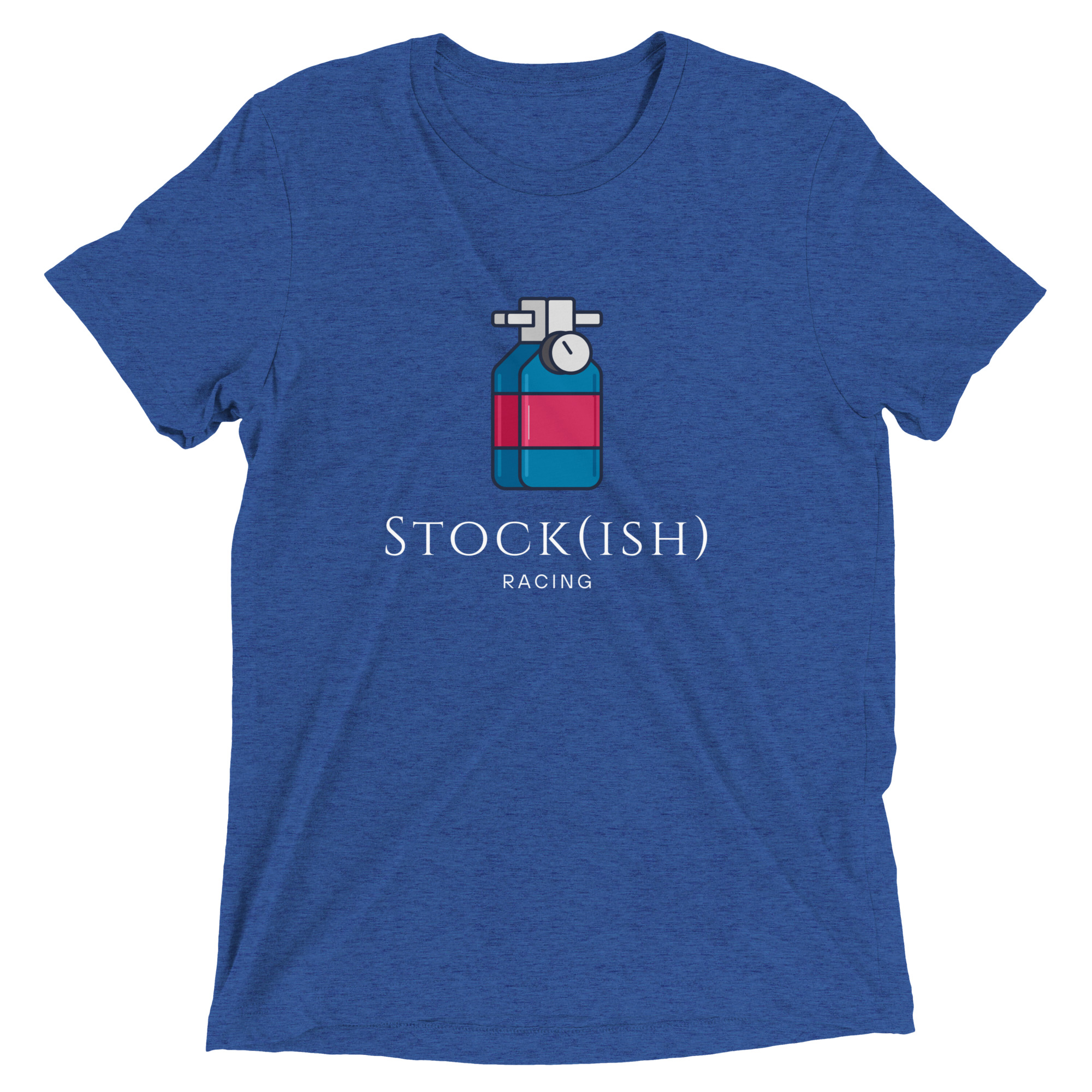 Stock(ish) Racing Tri-Blend T-Shirt (Dark) - Image 4